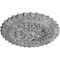 Ekena Millwork Sellek Medallion (Canopies up to 1 1/8"), 18 1/2"OD x 7/8"ID x 1 1/2"P, Ultra Pure White Crackle CM18SKUWC - alternate 2